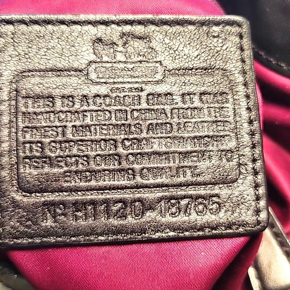 Coach Black and Gray Signature Tote Bag H1120-18765 - Picture 3 of 16